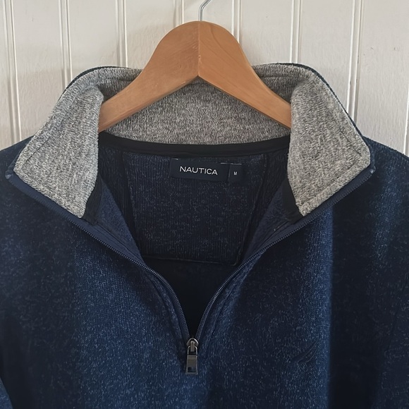 Nautica Navy Blue Sweatshirt sz M - Picture 9 of 13